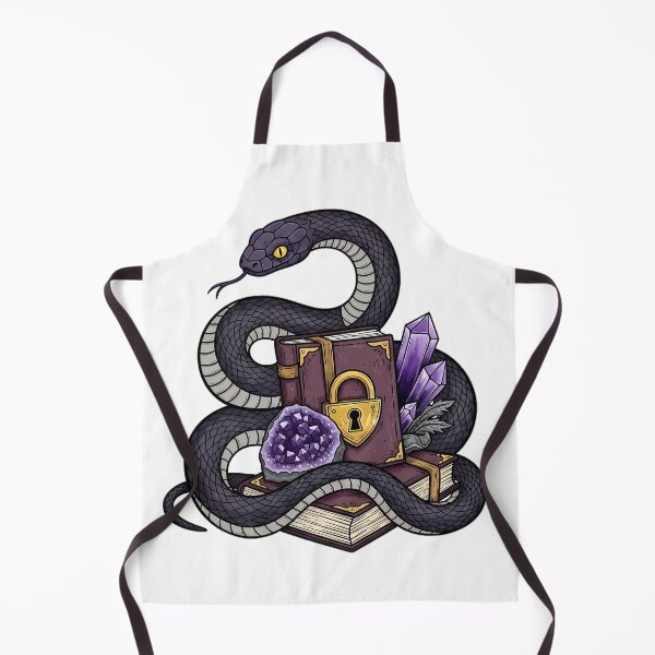 Item preview, Amethyst Crystal Serpent Locked Journal Gift designed and sold by IllumeInk.