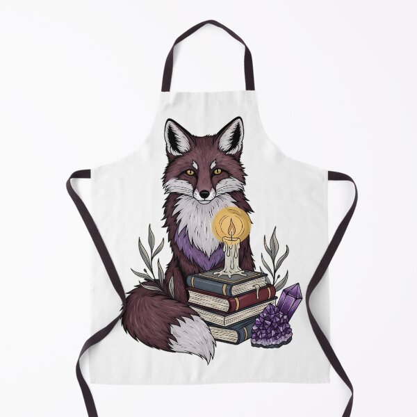 Item preview, Amethyst Crystal Fox Candlelit Book Pile Gift designed and sold by IllumeInk.