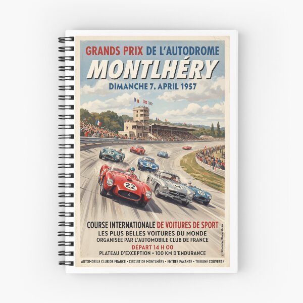 Item preview, Autoracing in Montlhery 1957 designed and sold by Theodor Decker.
