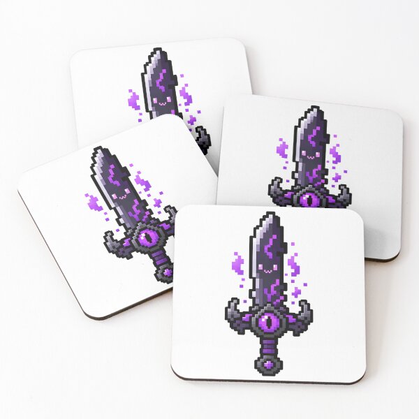 Item preview, Cursed Sword Pixel Art – Kawaii Dark Blade designed and sold by Anteverse.