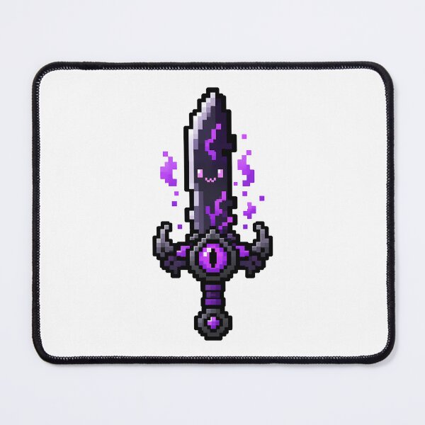 Item preview, Cursed Sword Pixel Art – Kawaii Dark Blade designed and sold by Anteverse.