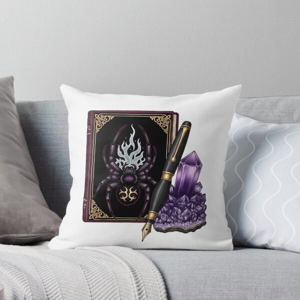 Item preview, Amethyst Crystal Spider Obsidian Fountain Pen Gift designed and sold by IllumeInk.