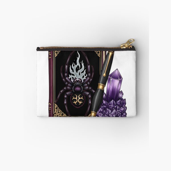 Item preview, Amethyst Crystal Spider Obsidian Fountain Pen Gift designed and sold by IllumeInk.