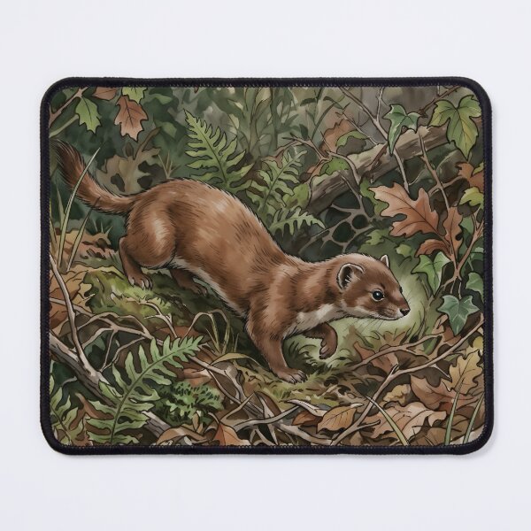 Item preview, Japanese Weasel - Itachi Forest Wildlife  designed and sold by RubisLeaf.