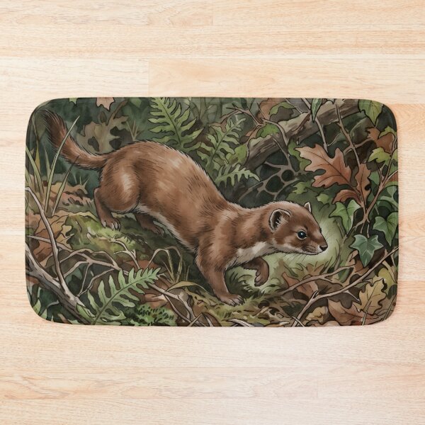 Item preview, Japanese Weasel - Itachi Forest Wildlife  designed and sold by RubisLeaf.