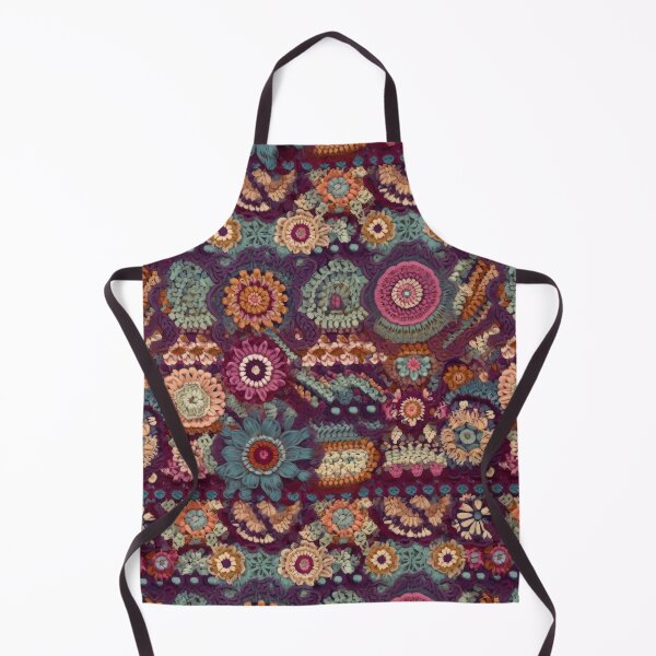 Item preview, Bohemian Crochet Flower Patchwork - Intricate Yarn Art Pattern designed and sold by pinkal.