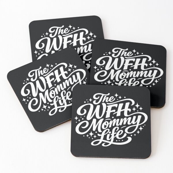 Item preview, WFH Mommy Life – Work From Home Mom Typography designed and sold by SidTastic .