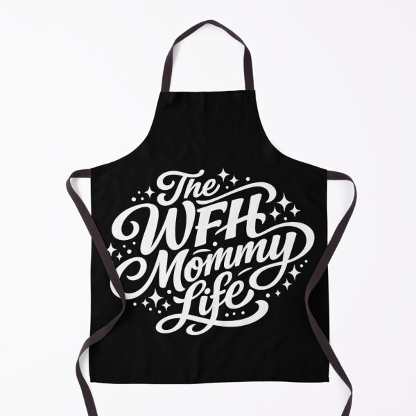Item preview, WFH Mommy Life – Work From Home Mom Typography designed and sold by SidTastic .