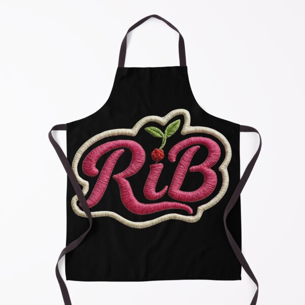 Item preview, Wild Raspberry Embroidered Script Urban Rhythm Logo designed and sold by Rib-Brand.