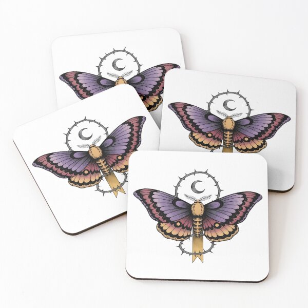 Item preview, Moth Thorn Vine Moon Bookmark Gift designed and sold by IllumeInk.