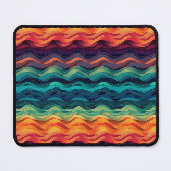 Item preview, Retro Wave Gradients - Layered Abstract Rainbow Pattern designed and sold by pinkal.