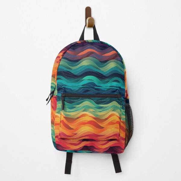 Item preview, Retro Wave Gradients - Layered Abstract Rainbow Pattern designed and sold by pinkal.