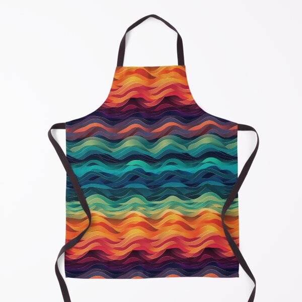 Item preview, Retro Wave Gradients - Layered Abstract Rainbow Pattern designed and sold by pinkal.