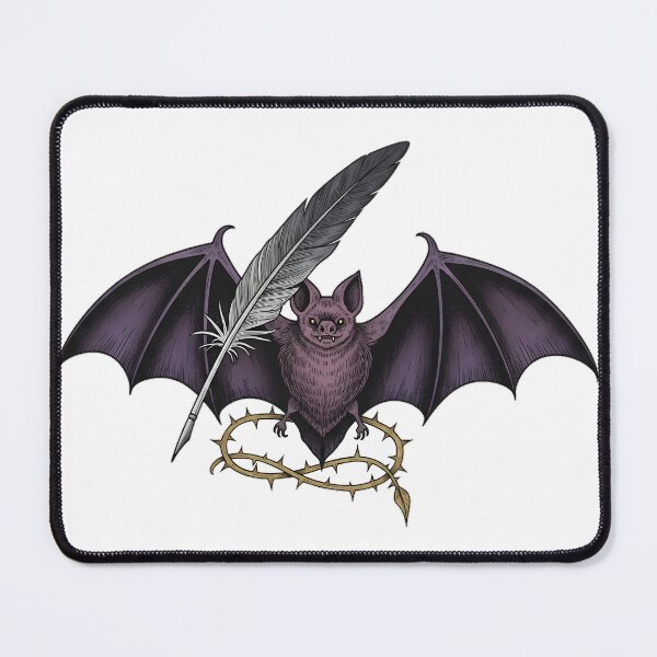 Item preview, Bat Thorn Vine Raven Quill Gift designed and sold by IllumeInk.