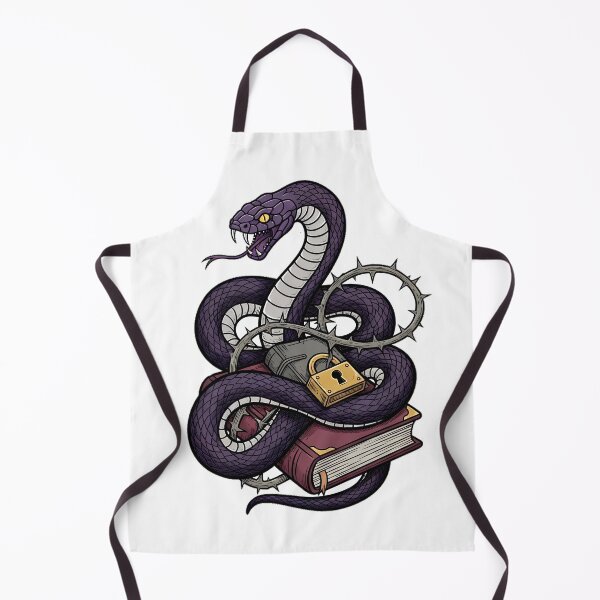 Item preview, Serpent Thorn Vine Locked Journal Gift designed and sold by IllumeInk.