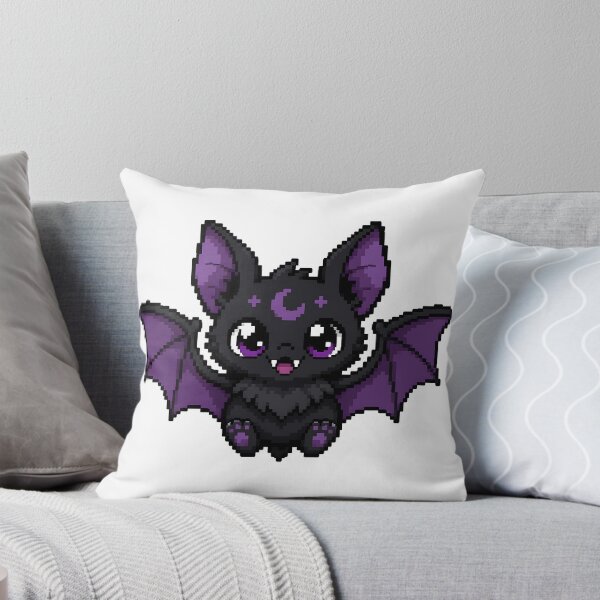Item preview, Kawaii Pixel Art Bat – Little Purple Magical Pet designed and sold by Anteverse.