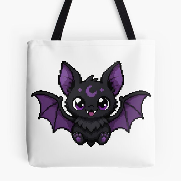 Item preview, Kawaii Pixel Art Bat – Little Purple Magical Pet designed and sold by Anteverse.