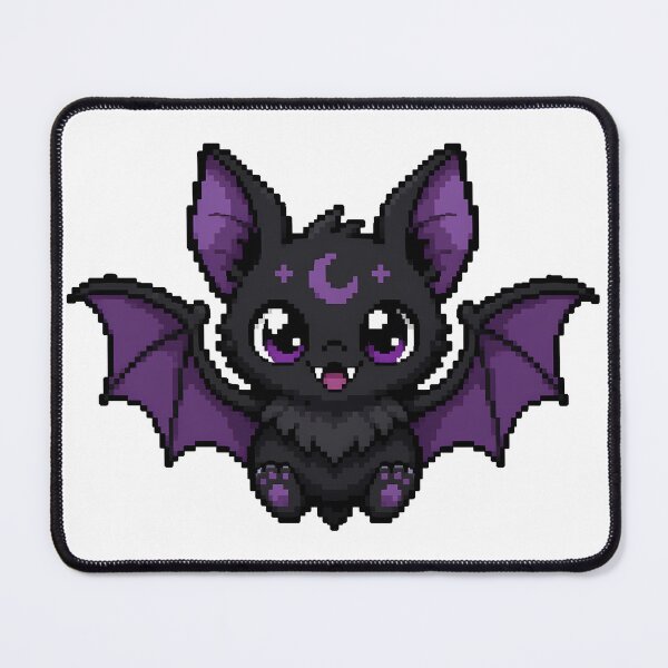 Item preview, Kawaii Pixel Art Bat – Little Purple Magical Pet designed and sold by Anteverse.