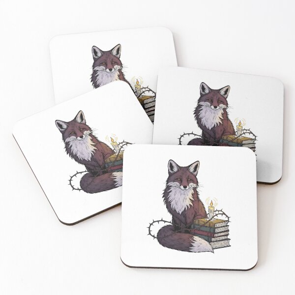 Item preview, Fox Thorn Vine Candlelit Book Pile Gift designed and sold by IllumeInk.