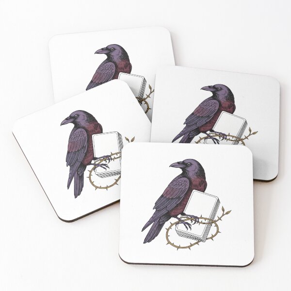 Item preview, Crow Thorn Vine Tarot Style Blank Card Stack Gift designed and sold by IllumeInk.