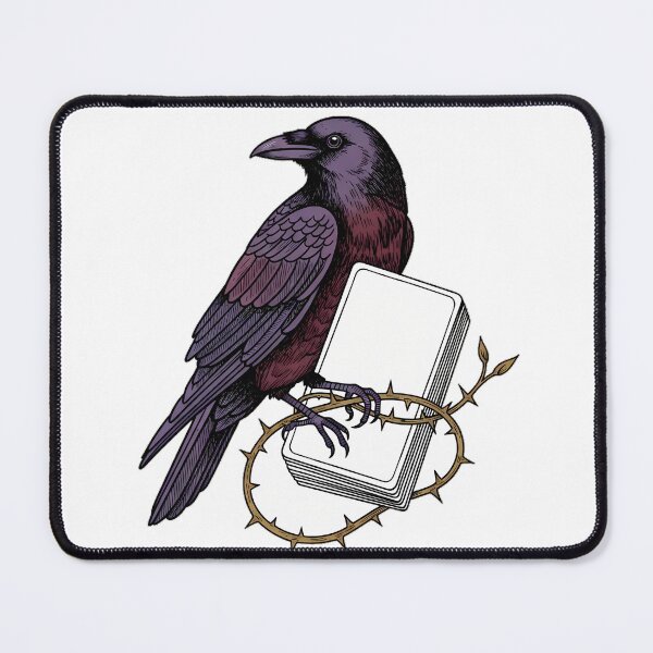 Item preview, Crow Thorn Vine Tarot Style Blank Card Stack Gift designed and sold by IllumeInk.