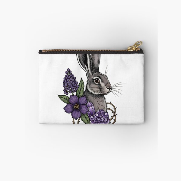 Artikelvorschau, Notizbuch-Geschenkidee mit Hasendorn-Motiv (Violett) entworfen und verkauft von IllumeInk.