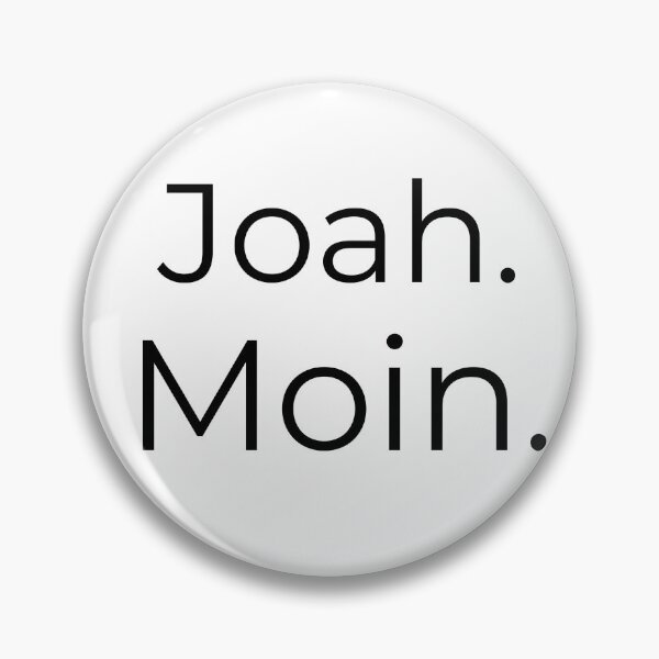 Item preview, Joah Moin – a minimalist North German saying designed and sold by EmmaEddyStore.