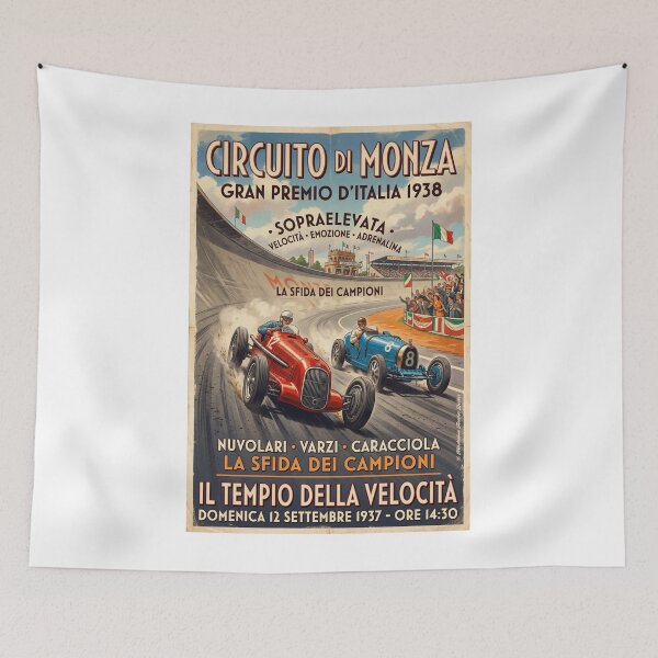 Item preview, Autoracing in Monza 1938 designed and sold by Theodor Decker.