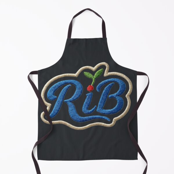 Item preview, Varsity Blue RiB Embroidered Urban Biology Script designed and sold by Rib-Brand.