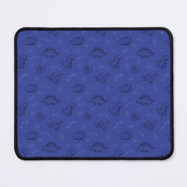 Item preview, Cute Dinosaur Seamless Pattern | Kawaii Dino Aesthetic in Blue designed and sold by WildLakePatterns.
