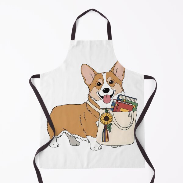 Item preview, Corgi Library Tote Gift designed and sold by pumsquare.