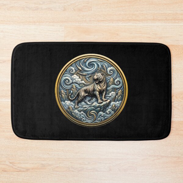 Item preview, White Tiger Guardian - Mythical Celestial Medal Art designed and sold by Spirits Dark Japan.