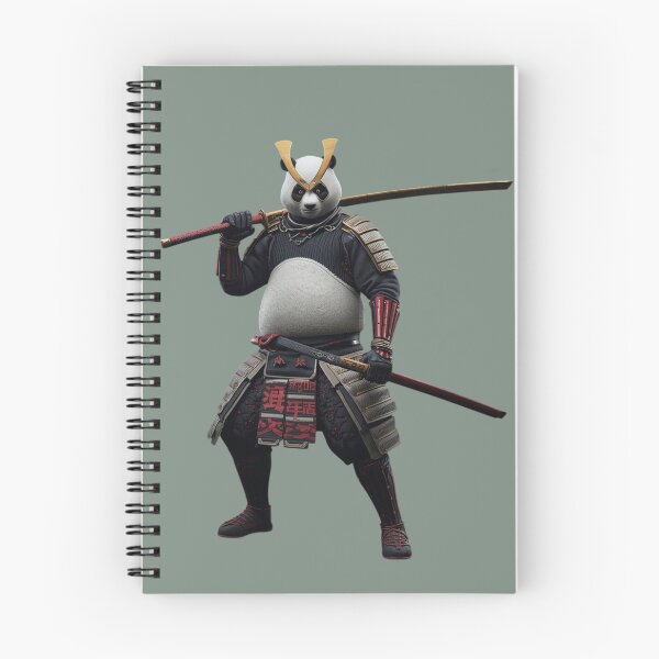 Item preview, anime samurai style panda, with armor and katana designed and sold by geekmania48.