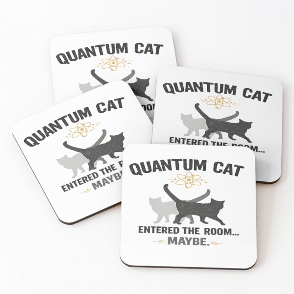 Item preview, Quantum Cat Shirt, Funny Science Cat T-Shirt, Nerd Cat Tee, Physics Joke Shirt, Minimalist Cat Meme Tee, Geek Gift Idea designed and sold by MangadiDesigns.