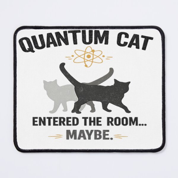 Item preview, Quantum Cat Shirt, Funny Science Cat T-Shirt, Nerd Cat Tee, Physics Joke Shirt, Minimalist Cat Meme Tee, Geek Gift Idea designed and sold by MangadiDesigns.