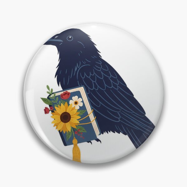 Item preview, Raven Flower Wrapped Journal Gift designed and sold by pumsquare.