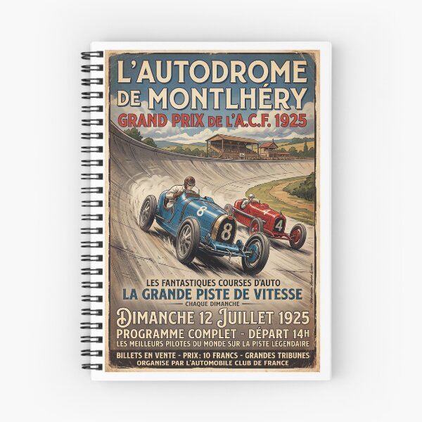 Item preview, Autoracing in Montlhery 1925 designed and sold by Theodor Decker.