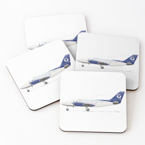 Artikelvorschau, CESSNA 404 entworfen und verkauft von Grubby Fingers Aircraft Illustration.