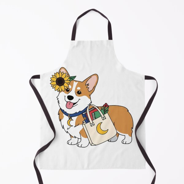 Item preview, Crescent Charm Corgi Library Tote Gift designed and sold by pumsquare.