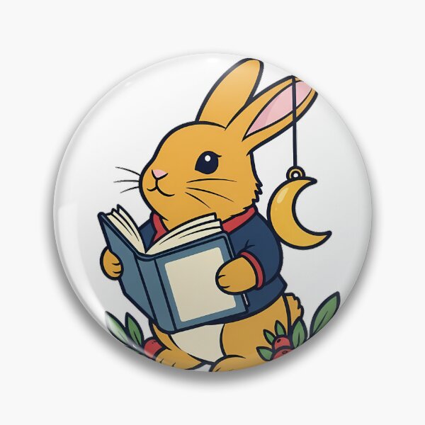 Item preview, Crescent Charm Bunny Open Blank Sketchbook Gift designed and sold by pumsquare.