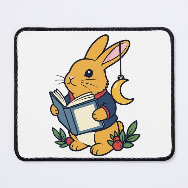 Item preview, Crescent Charm Bunny Open Blank Sketchbook Gift designed and sold by pumsquare.