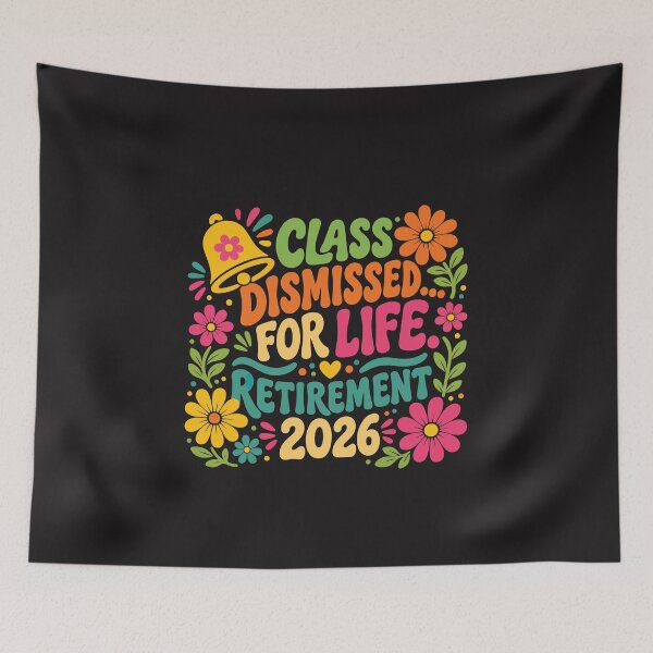 Item preview, Teacher Retirement 2026 Class Dismissed For Life Funny Retired Teacher Gift designed and sold by kiralynstration.