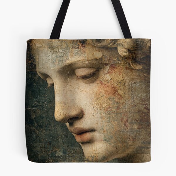 Item preview, Silent Renaissance Fresco Portrait designed and sold by AngelinArts.