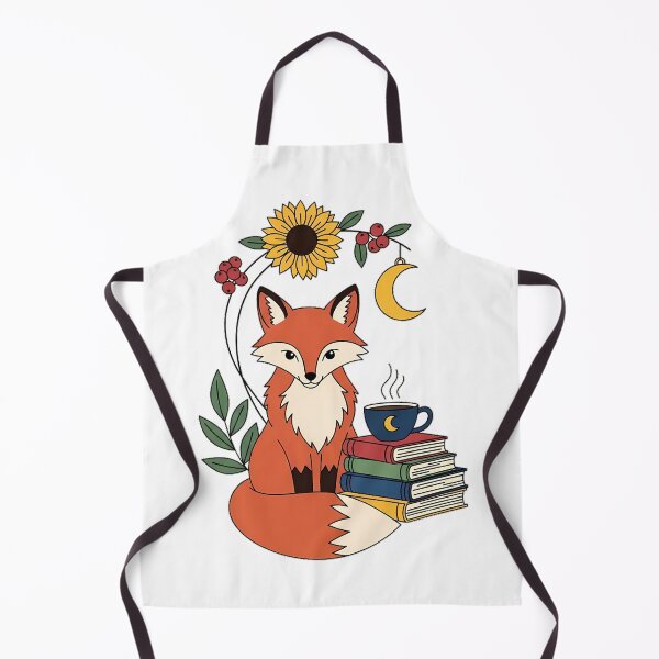 Item preview, Crescent Charm Fox Coffee Cup and Book Stack Gift designed and sold by pumsquare.