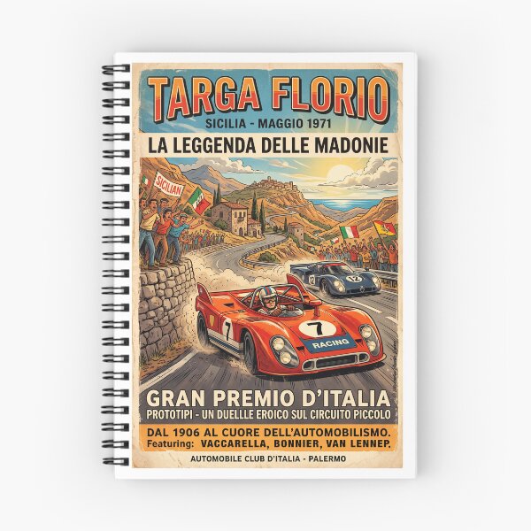 Item preview, Autoracing at Targa Florio 1971 designed and sold by Theodor Decker.