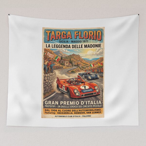 Item preview, Autoracing at Targa Florio 1971 designed and sold by Theodor Decker.