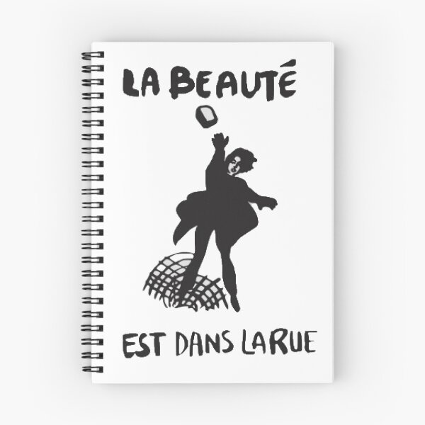 Item preview, Paris Revolt, Mai 68: 'LA BEAUTE EST DANS LA RUE': Black  designed and sold by Krimsen.