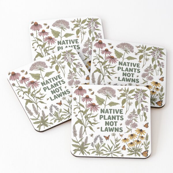 Item preview, Vintage Botanical Native Plants Art | Native Plants Not Lawns designed and sold by SholoStudio.