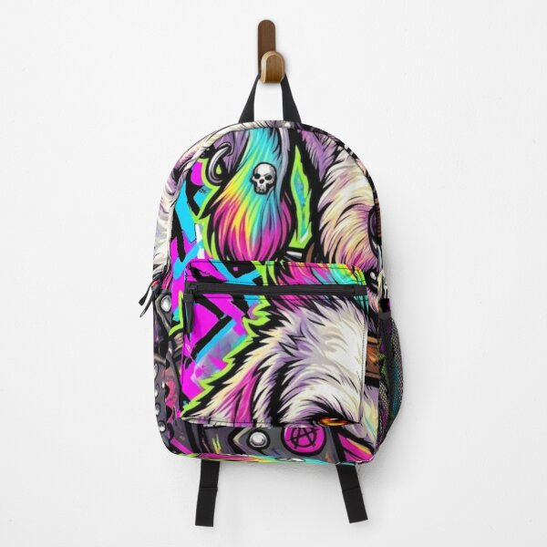 Item preview, Punk Rock Bedlington Terrier – Neon Rebel Dog designed and sold by MariDonna.