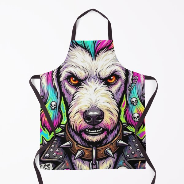 Item preview, Punk Rock Bedlington Terrier – Neon Rebel Dog designed and sold by MariDonna.